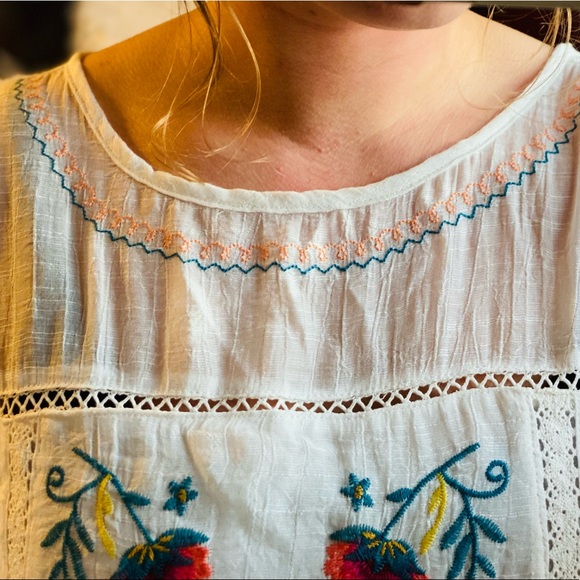 UMGEE Floral Embroidery Boho Dress B3 - Picture 3 of 5